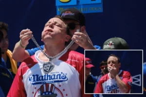 TOP DOG! Joey Chestnut wins 4th of July Nathan’s Hot Dog Eating Contest for unrivaled 18th time