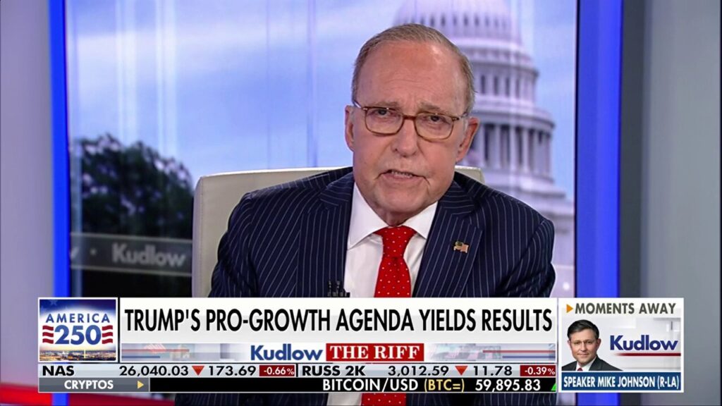 Kudlow: This underscores the greatness of American core values