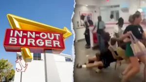 FOOD FIGHT: Monsoon shelter turns into combat zone as teens brawl inside In-N-Out in Tempe, Arizona