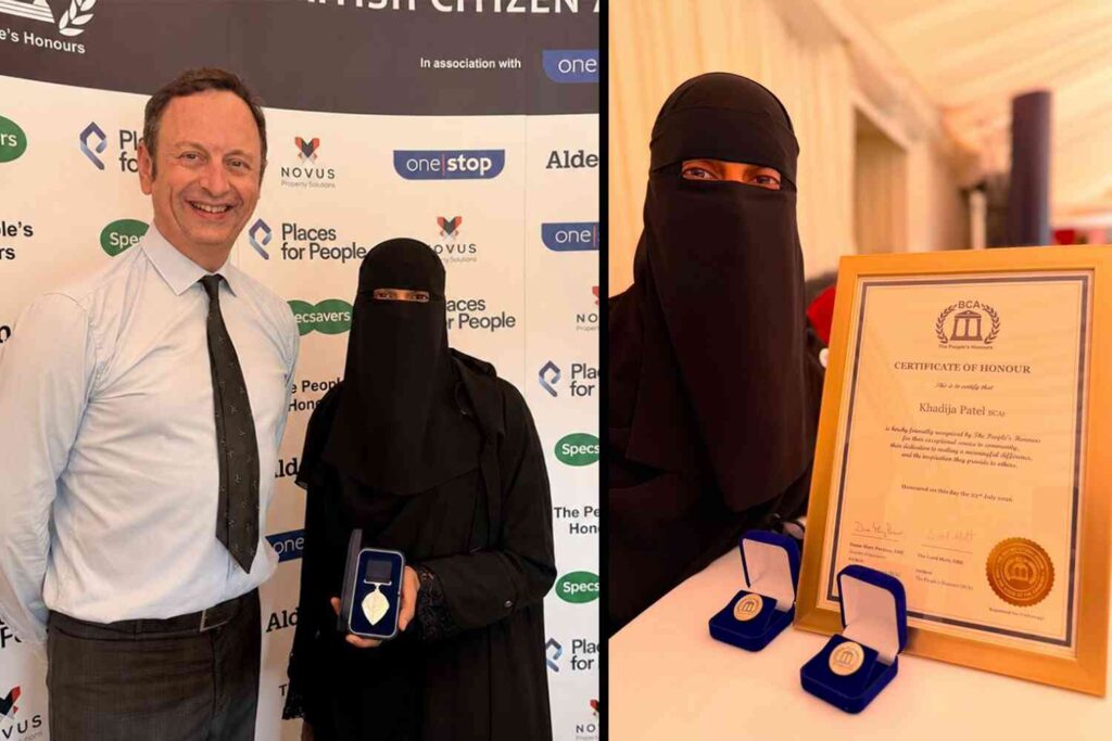 INVASION EUROPE: Muslim woman in full body covering wins “British Citizen Award For Empowering Young Women”