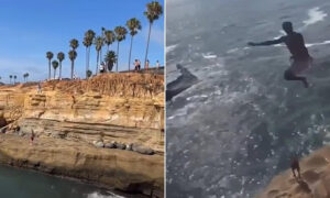 San Diego teen’s cliff jump goes horrifically wrong after he strikes rock on way down before plunging into ocean