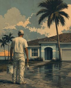 The last painting contractor: I only wanted to know what it would cost to repaint a rental house interior; instead, I caught a glimpse of the future
