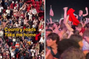 The scenes from the USA’s World Cup knockout victory were immaculate