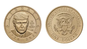 Treasury unveils Trump $1 gold coin celebrating America’s 250th year