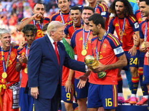 ‘We Have to Do This Again’: Trump Awards Victorious Spain with Medals, Trophy at World Cup