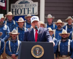 Trump Dedicates Theodore Roosevelt Library in North Dakota