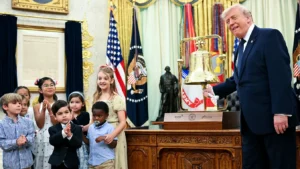MARKET MOMENT: Trump rings NYSE, Nasdaq opening bells from White House to celebrate launch of Trump Accounts