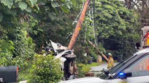 Vehicle crashes into utility pole in Pupukea