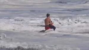 Teen Lifeguard In Santa Cruz, California Hailed As Hero For Rescuing Drowning Young Boy – Watch The Courageous Act Here!