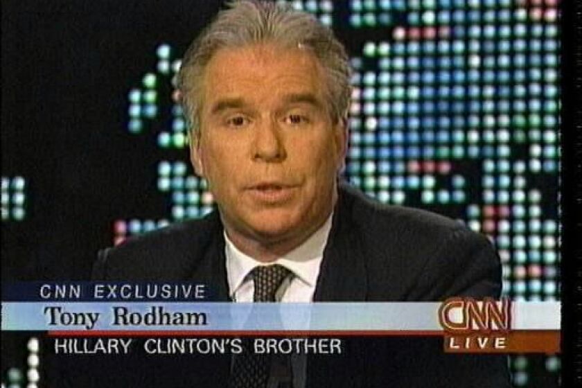 New Heavily Redacted FBI Records Obtained by Judicial Watch Reveal Hillary’s Late Brother Tony Rodham Was Under Federal Investigation for Wire and Mail Fraud While Hillary Clinton was First Lady
