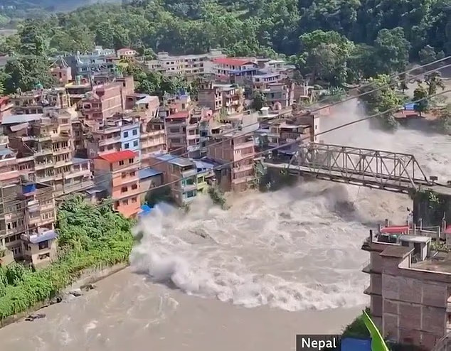 At least 54 Americans are among the hundreds missing after devastating flash floods swept through the Nepal-Tibet border following a catastrophic landslide