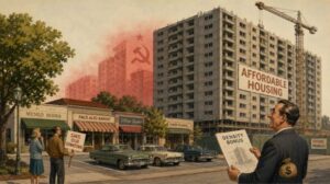 COMMUNIST ALERT — ‘WRENCHING TRANSFORMATION’: In California, the goal of high-density public and semi-public housing to “defeat” climate change is destroying one community after another