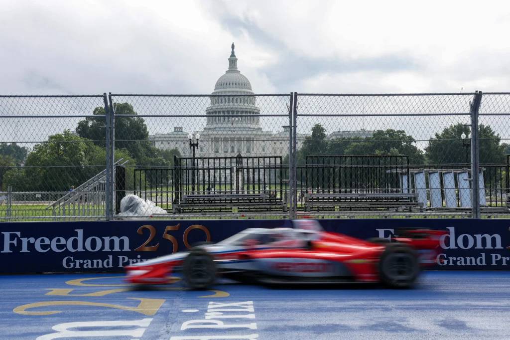DC transforms into Indy racetrack for final America 250 celebration
