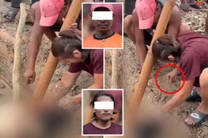DISGRACEFUL: Sick crooks filmed stealing jewlery from victims of Nepal floods