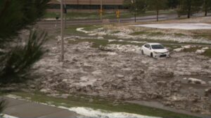 Driver says he swam to safety after Douglas County storm flooded intersection