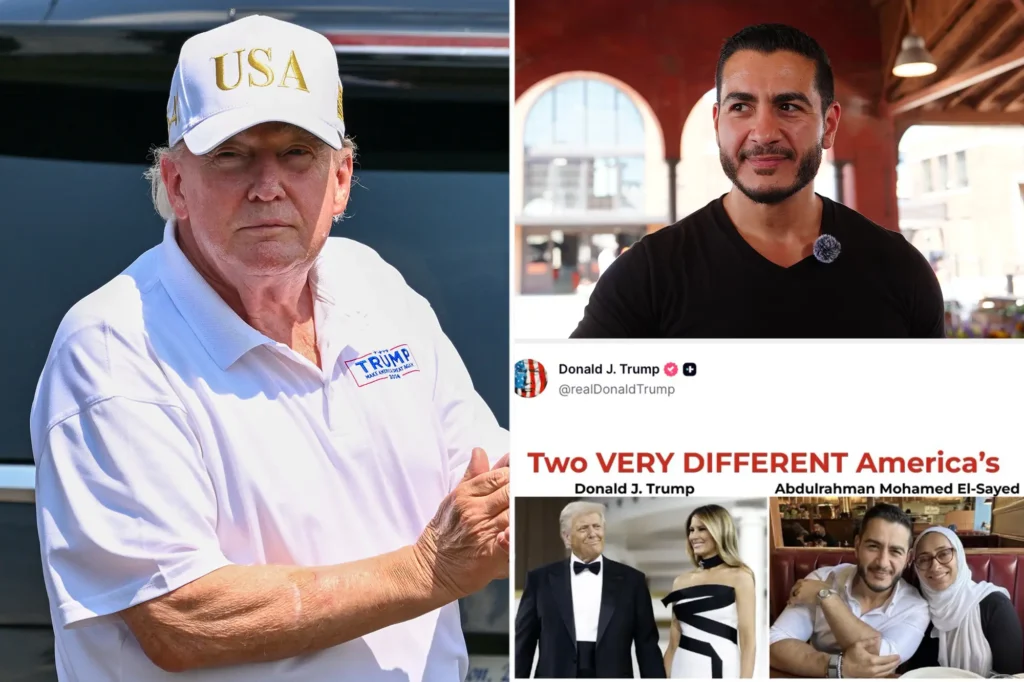 Far-left communist Senate hopeful El-Sayed blasts Trump’s marriage to Melania after president’s social media comparison