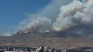 Nevada governor declares state of emergency as Hawk Fire grows to over 10,500 acres