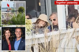 RIDIN’ FLIRTY: Canoodling Kristi Noem and Corey Lewandowski spotted in public together after she finally dumped cross-dressing hubby