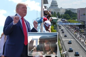 START YOUR ENGINES: Trump takes first lap at Freedom 250 Grand Prix in Washington, DC