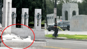 ‘NO GREATER INSULT’: Trump rages after WWII Memorial hit by ‘spray painting vandals,’ vows pursuit