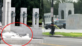 ‘NO GREATER INSULT’: Trump rages after WWII Memorial hit by ‘spray painting vandals,’ vows pursuit
