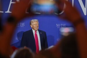Trump’s Vegas Visit Hammers Tax Wins