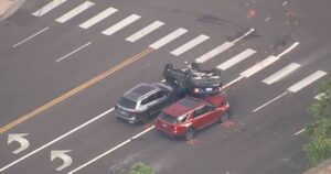 2 officers injured in crash involving Aurora patrol vehicle