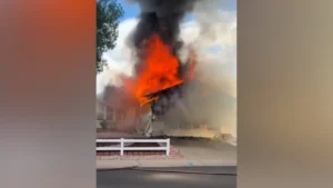 Adams County house fire started from electric vehicle battery in the garage