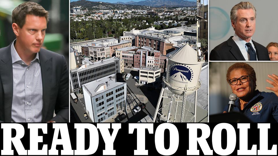 NEWSCUM ALERT: Another huge blow for Gavin Newsom’s California as iconic movie studio Paramount is set to LEAVE Hollywood for a new home