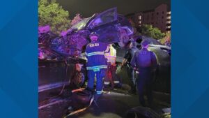 Driver hospitalized after crashing into more than a dozen parked cars at CU Boulder