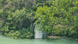 Firefighters extricate driver from car dangling over water in Hawaii Kai near Costco