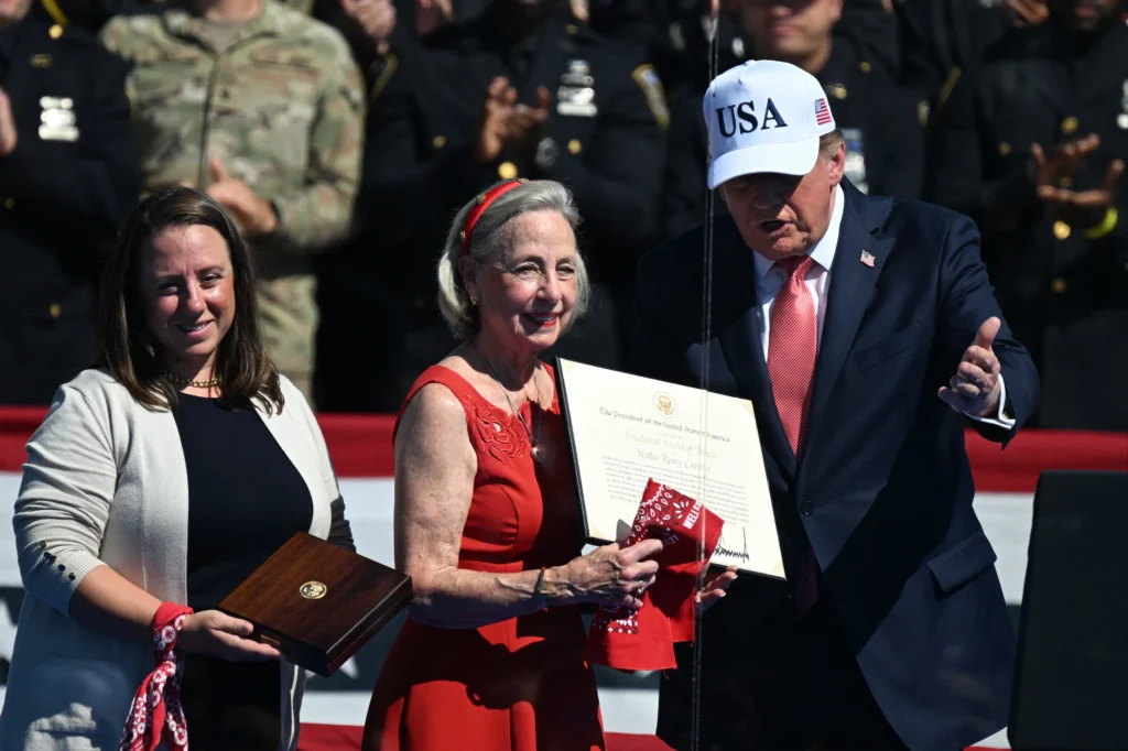 HEROES HONOR: Trump honors 9/11 ‘man in the red bandana’ Welles Crowther with posthumous Medal of Freedom