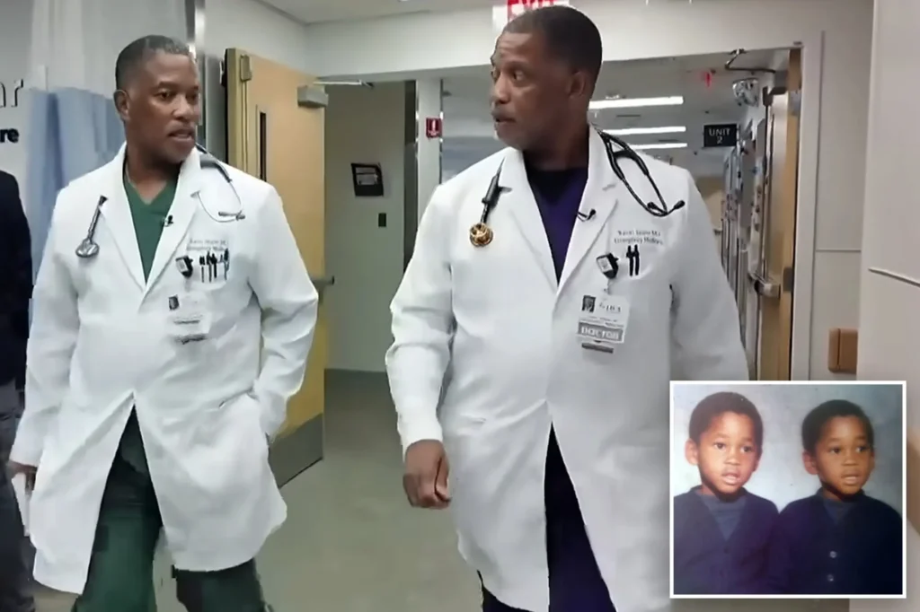 TWIN MAGIC: Identical twin doctors return to run ER in Virginia hometown where they grew up so poor they had no running water