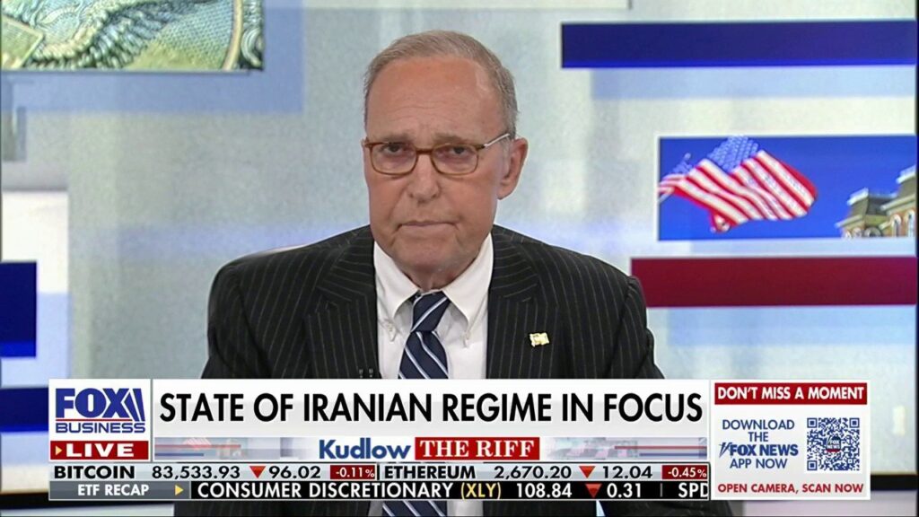Kudlow: Iran may come ‘crashing down’ soon