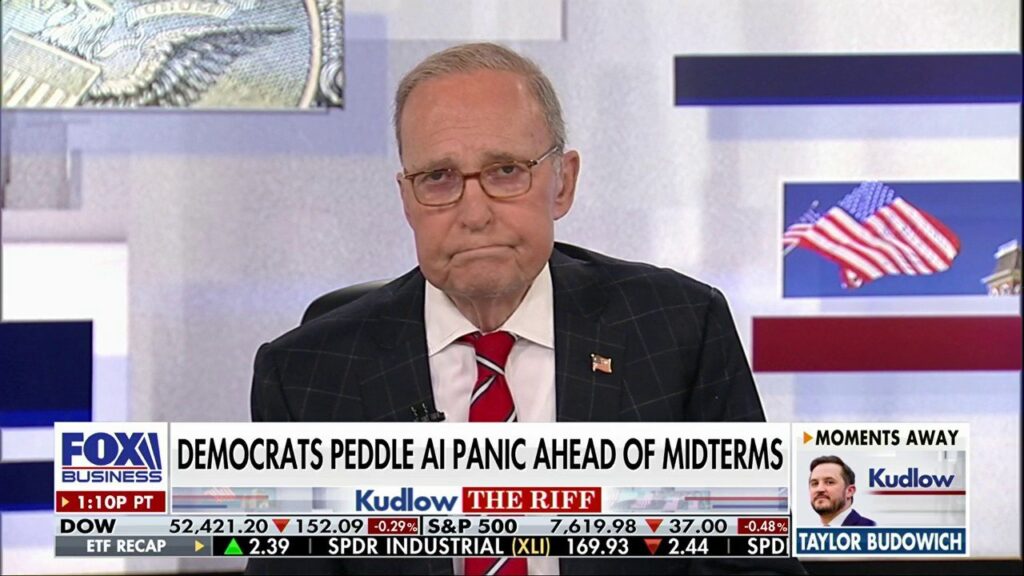 Kudlow: Nobody in China is pulling back on AI
