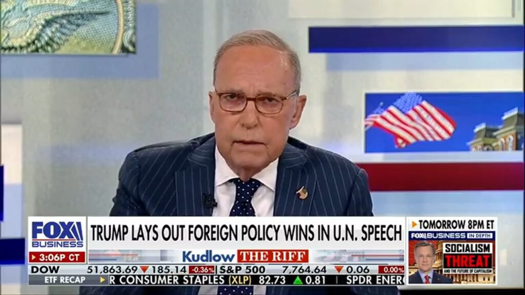 Kudlow: The UN usually isn’t applauding Trump … but they did several times