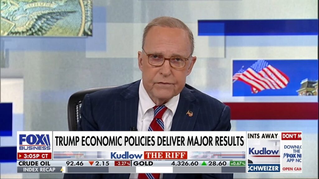 BOOMING ECONOMY: Kudlow highlights the resilience of the U.S. economy under President Trump