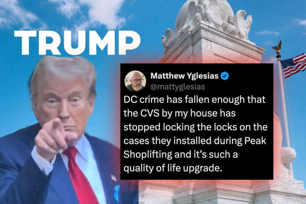 Liberal journalist SHOCKED that DC crime has plummeted for some strange reason 🤔