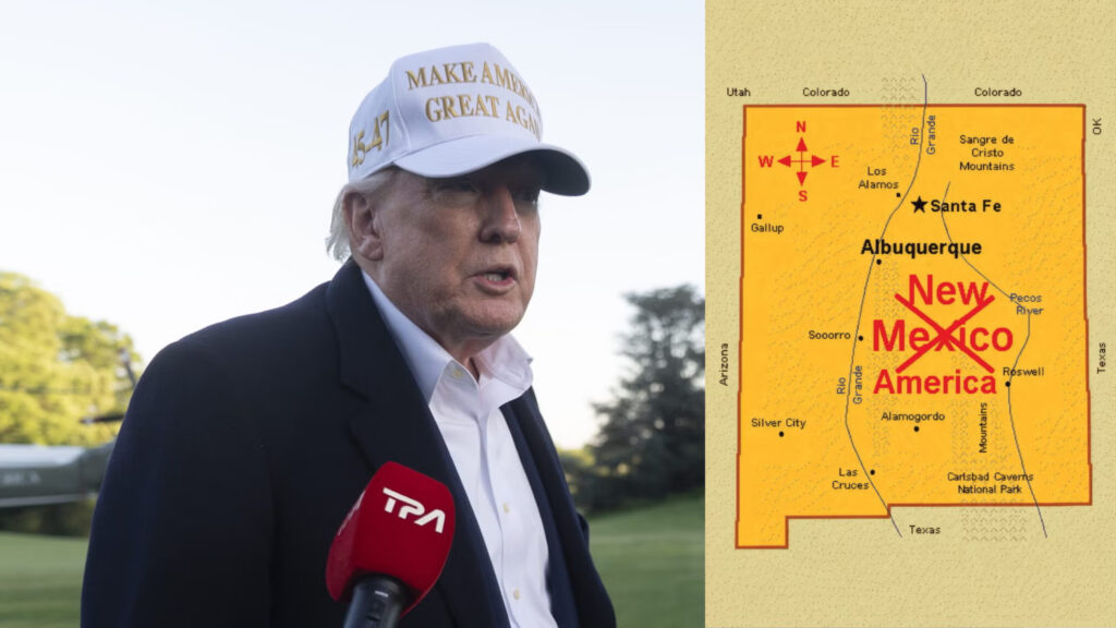 After ‘Lake America,’ Trump suggests a new name for the state of New Mexico: ‘NEW AMERICA’