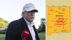 After ‘Lake America,’ Trump suggests a new name for the state of New Mexico: ‘NEW AMERICA’