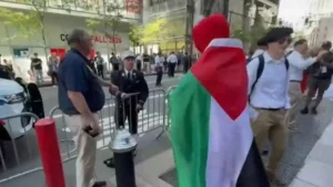 WATCH: NYC Firefighter Goes Off on Pro-Palestine Protester – “Go Back to F*cking Palestine… Take F*cking Obama, Take F*cking Mamdani, and F*cking AOC!”