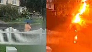 Staten Island man struck by lightning as he holds umbrella during thunderstorm