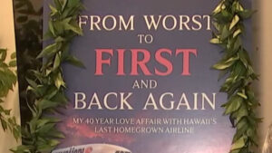 Retired flight attendant publishes book after 40 years with Hawaiian Airlines