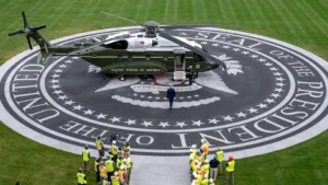 Trump Uses White House Helipad for First Time After Ribbon Cutting: ‘Even the Trump Haters Are Saying, Wow, That’s Really Good!’