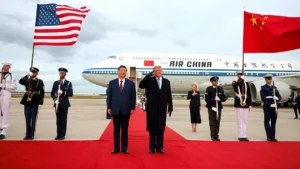 SPECIAL SENDOFF: Trump saves symbolic gesture for Xi’s final stop before Chinese leader departs US