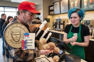 You can now buy coffee from woke baristas with $1 Trump coins from the US Mint