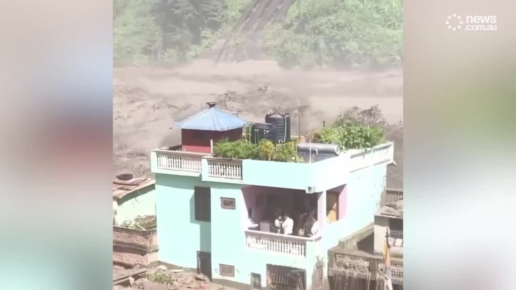 ‘A MIRACLE’: Nepal house stands as raging floodwaters decimates entire village