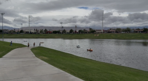 Desert Breeze ‘lake’ created after tropical storm