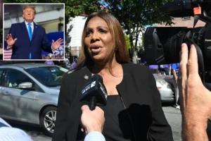 ‘BANGING ON MY DOOR’: Ex-NY prosecutor claims Tish James threatened him after he exposed scheme to target Trump, refuses to delete evidence