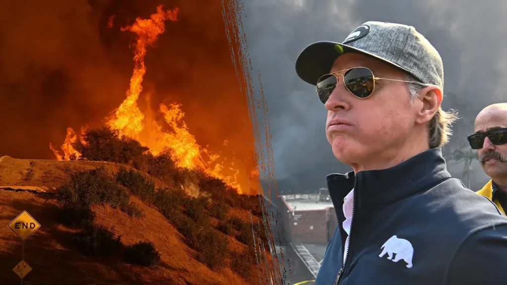 NEWSCUM ALERT: Gavin Newsom goes AWOL as California burns